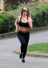 Aisleyne Horgan Wallace cleavage