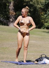 Aisleyne Horgan-Wallace in a bikini