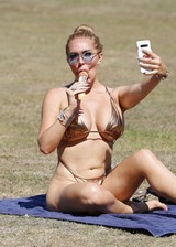 Aisleyne Horgan-Wallace in a bikini