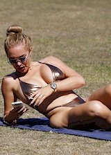 Aisleyne Horgan-Wallace in a bikini