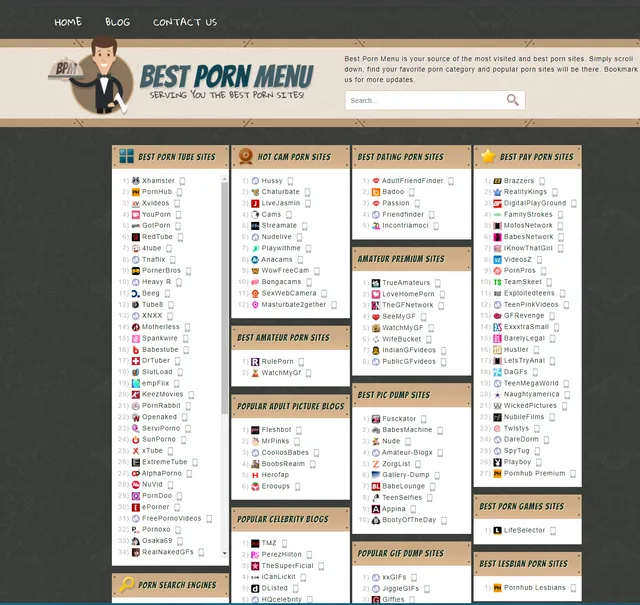 best porn menu