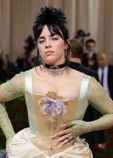 Billie Eilish big boobs at 2022 Met Gala