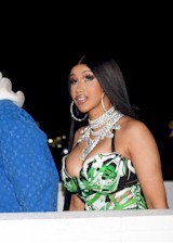 Cardi B cleavage