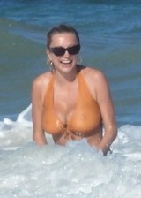 Caroline Vreeland sheer bikini
