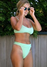 Chloe Meadows in a bikini