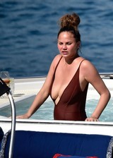 Chrissy Teigen in a swimsuit