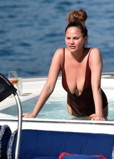 Chrissy Teigen in a swimsuit