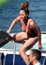 Chrissy Teigen in a swimsuit