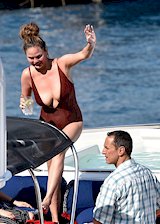 Chrissy Teigen in a swimsuit