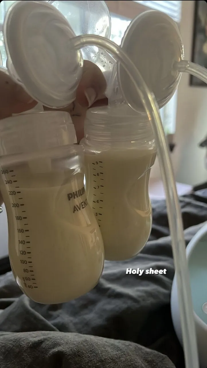 Gabbie Carter breast milk