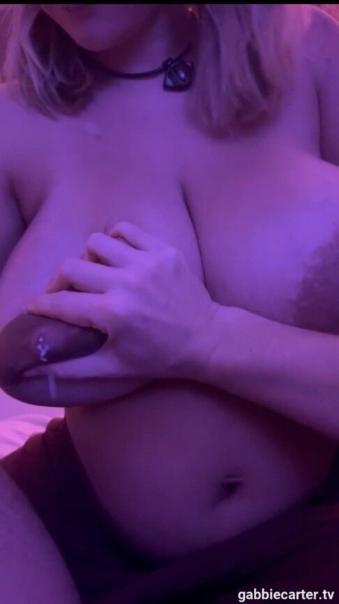 Gabbie Carter lactation boobs