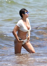 Jackie Cruz in a bikini