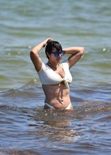 Jackie Cruz in a bikini