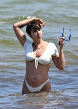 Jackie Cruz in a bikini