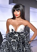 Jameela Jamil cleavage