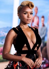 Janelle Monae tits cleavage