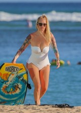 Jenna Jameson in a swimsuit