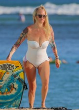 Jenna Jameson in a swimsuit