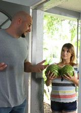 Girl with big melons