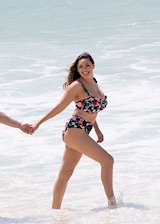 Kelly Brook in a bikini