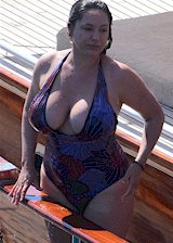 Kelly Brook in a swimsuit