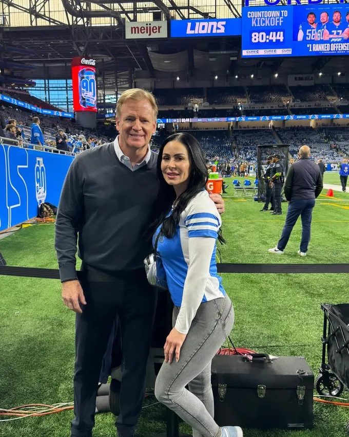 Kendra Lust and Roger Goodell