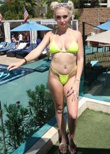 Kendra Sunderland in a bikini