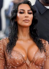 Kim Kardashian cleavage