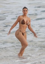 Kim Kardashian in a bikini