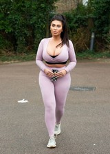 Lauren Goodger cleavage