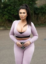 Lauren Goodger cleavage