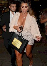 Lauren Goodger cleavage