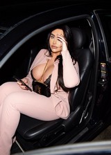 Lauren Goodger down blouse cleavage