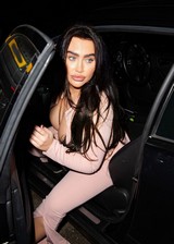 Lauren Goodger down blouse cleavage