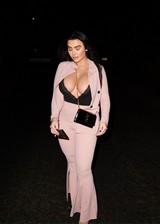 Lauren Goodger down blouse cleavage