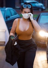 Lauren Goodger cleavage and pokies