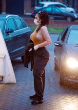 Lauren Goodger cleavage and pokies