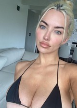 Lindsey Pelas in a tiny bikini