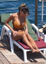 Madalina Ghenea in a bikini