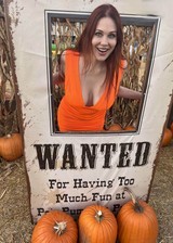 Maitland Ward pumpkin boobs