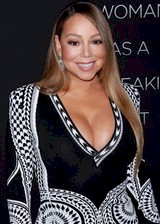 Mariah Carey cleavage