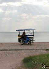 Petra Verkaik at the beach