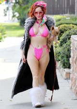 Phoebe Price pink bikini