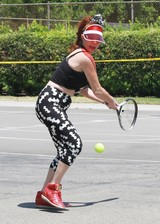 Phoebe Price Tennis cleavage