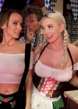 Busty beer maids