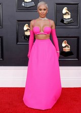 Saweetie - boobs at the Grammys