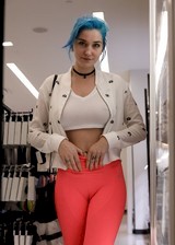 Flashing tits at the mall