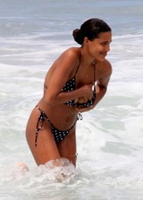 Tina Kunakey in a bikini