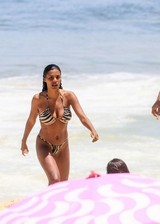 Tina Kunakey bikini boobs