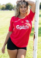 Toni Camille busty soccer fan